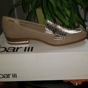 BAR III WOMENS INVOLVE2F Pointed Toe Oxfords, PORT